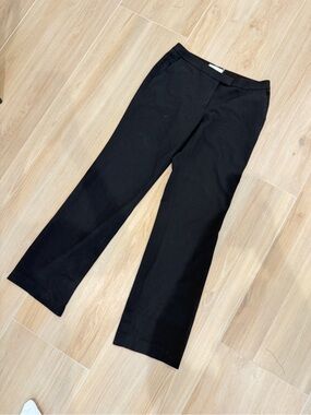 Calvin Klein Black womens Dress Pants low rise